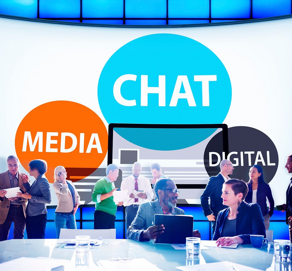 Chat Media Digital Chatting Communication Connect Concept