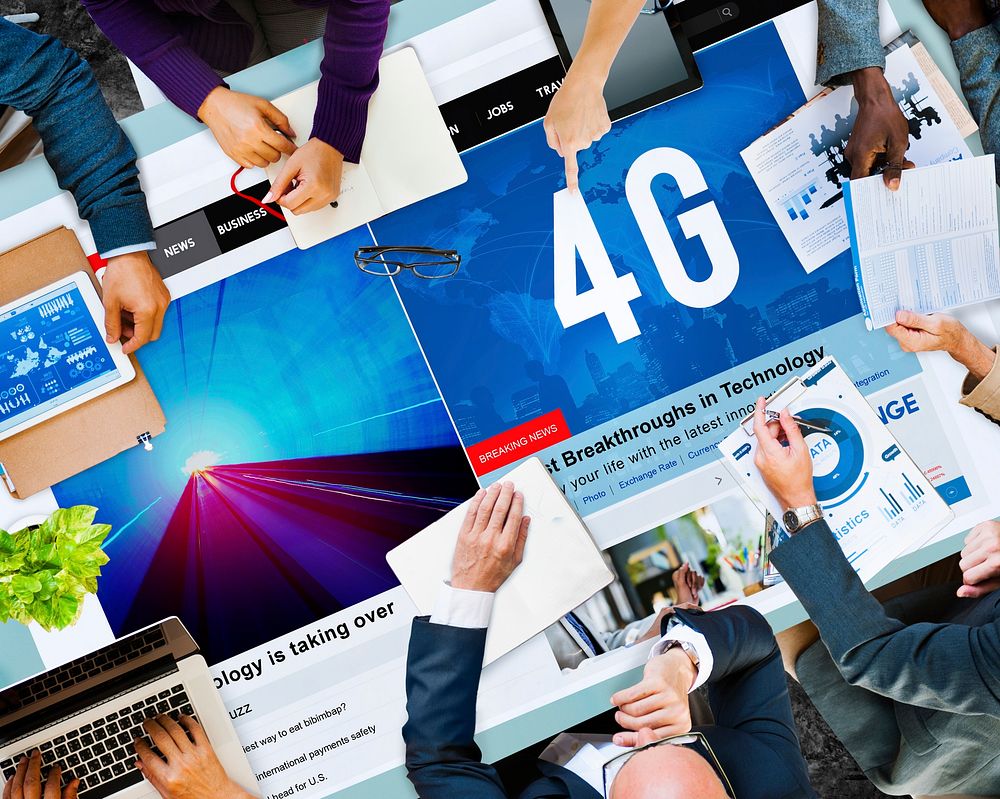 4G Technology Communication Networking Internet Online Concept