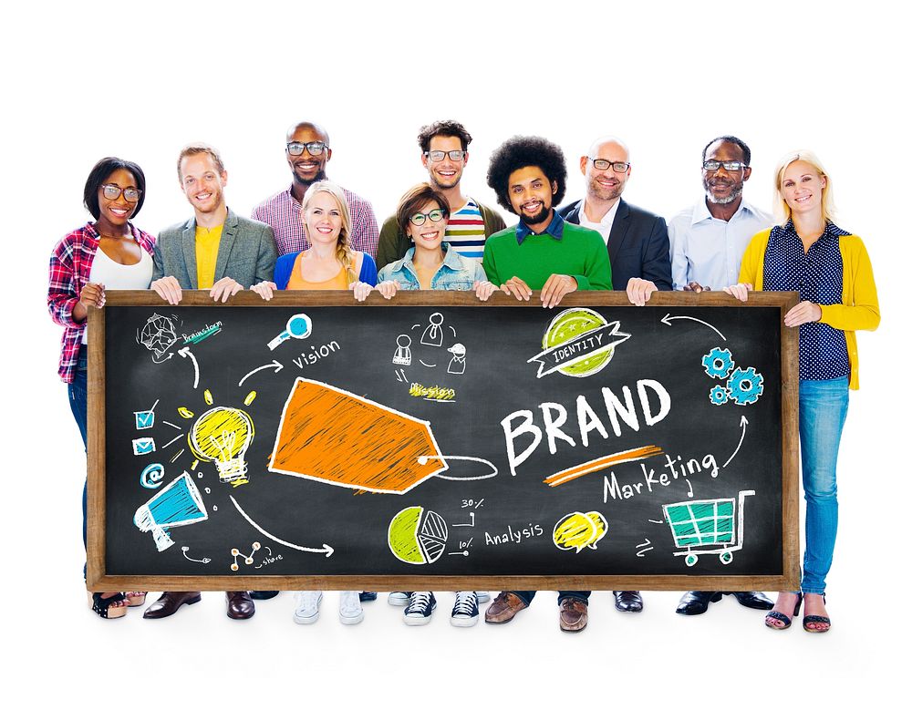 Diverse People Banner Marketing Brand Concept