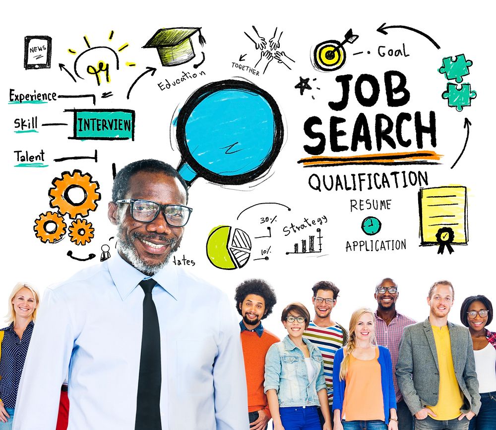 Ethnicity People Leadership Job Search Team Concept