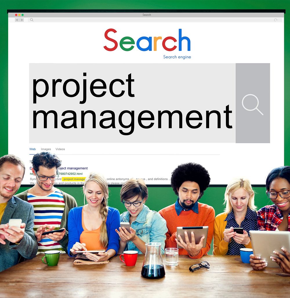 Project Management Organization Planning Process Concept