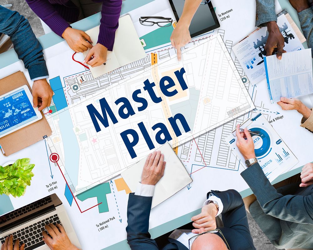 Master Plan Strategy Vision Tactics Design Planning Concept