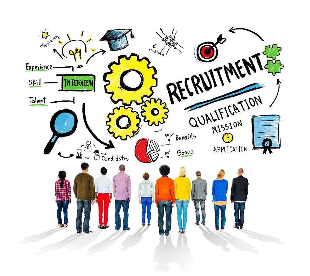 Ethnicity People Standing Recruitment Professional Concept