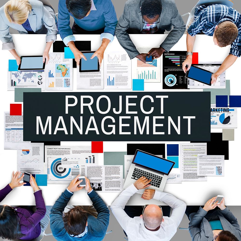 Project Management Methods Processes Concept