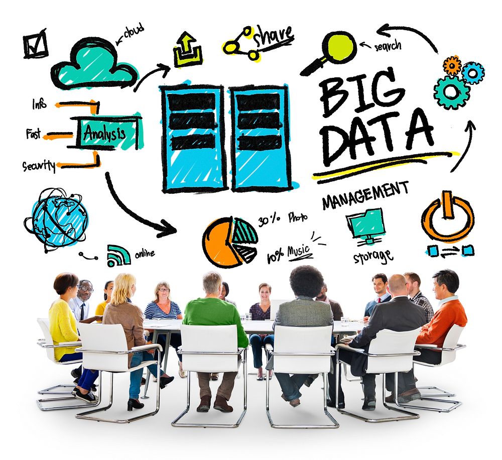 Diversity People Big Data Meeting Brainstorming Information Concept