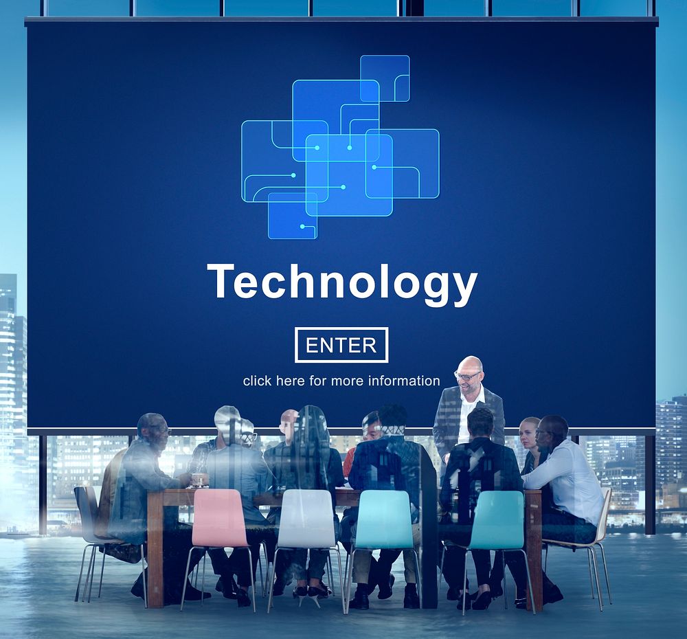 Technology Innovation Digital Evolution Homepage Concept