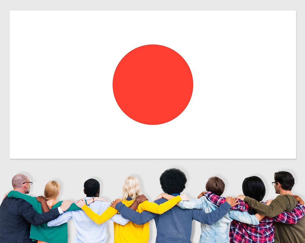 Japan Flag Patriotism Japanese Pride Unity Concept