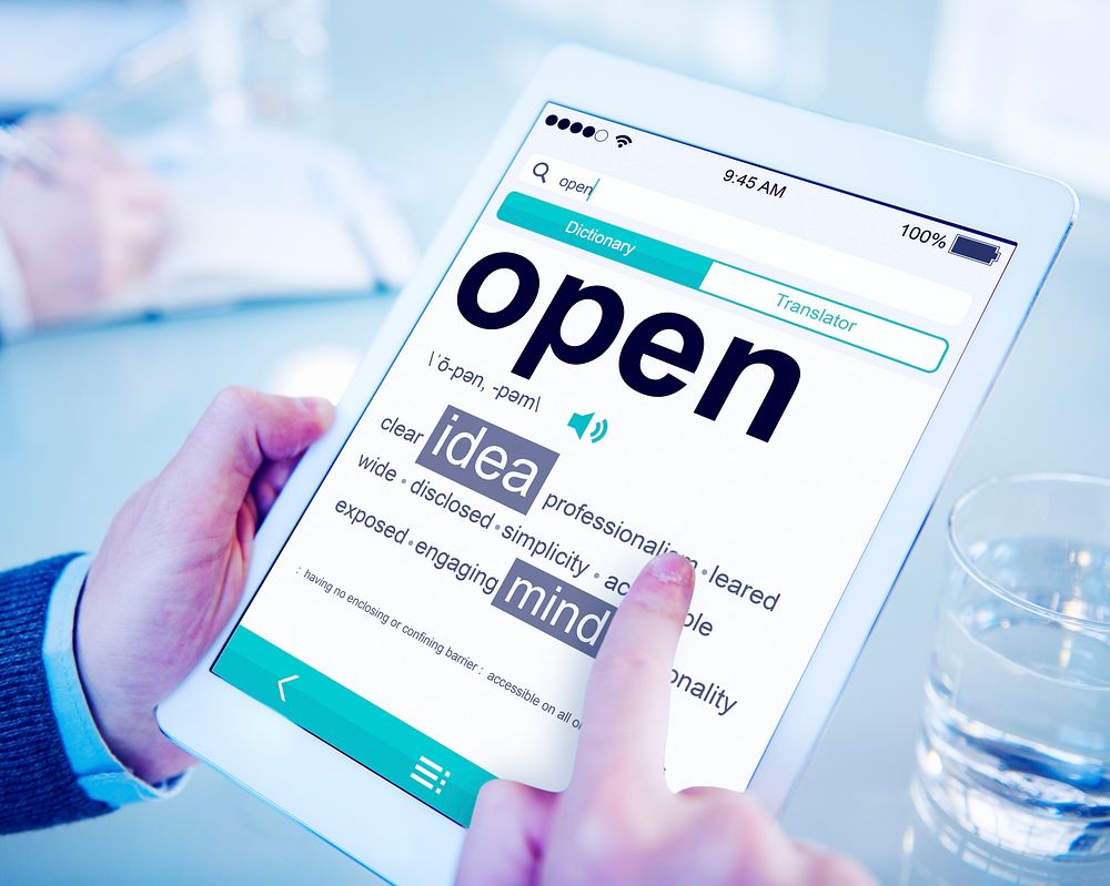 Business Online Idea Open Office Working Concept