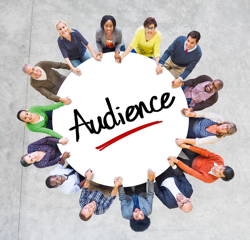 People Social Networking and Audience Concept