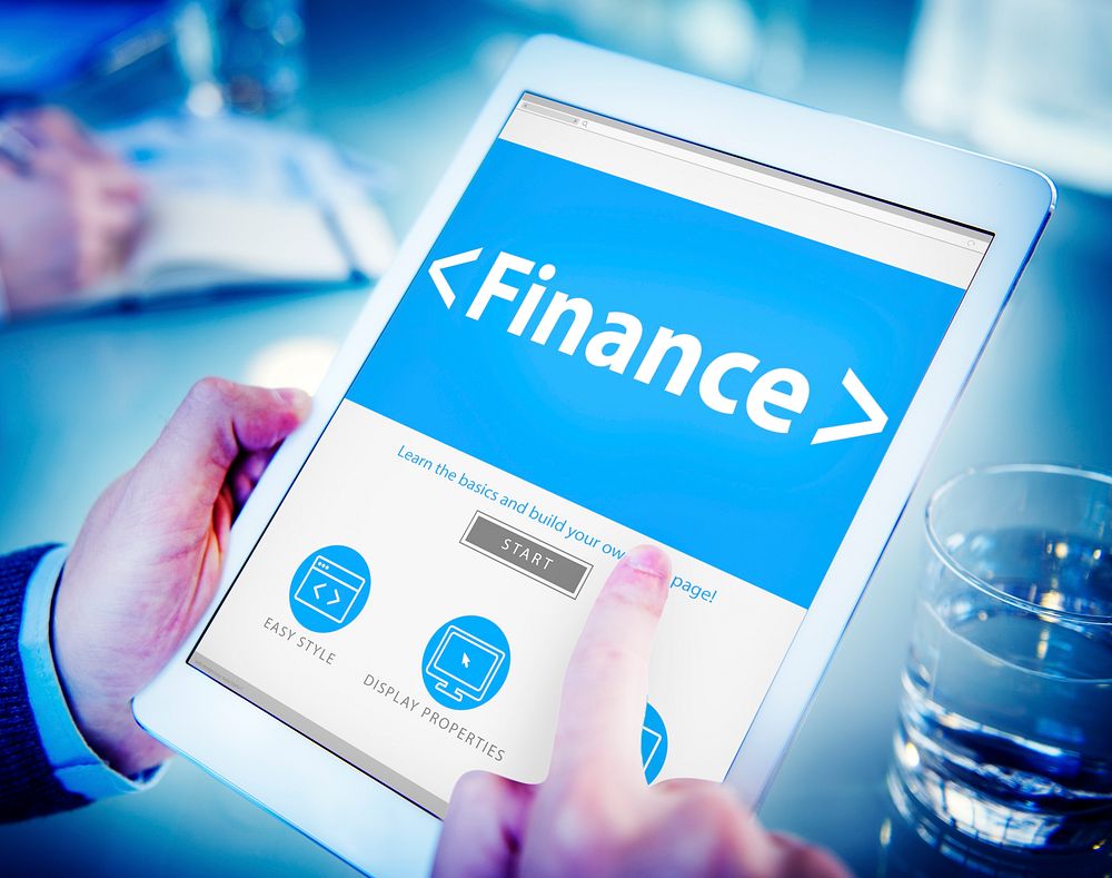 Digital Online Finance Business Money Office Working Concept