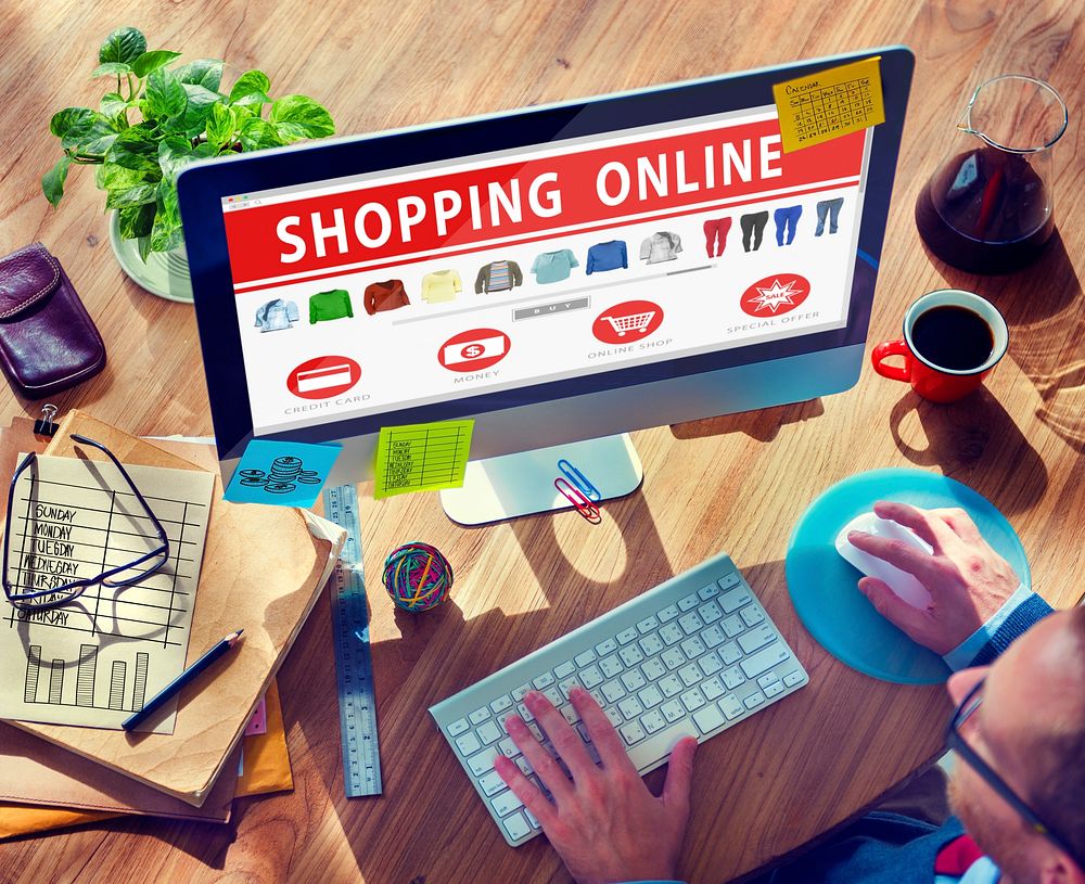 Digital Online Shopping E-Commerce Purchase Buying Browsing Concept