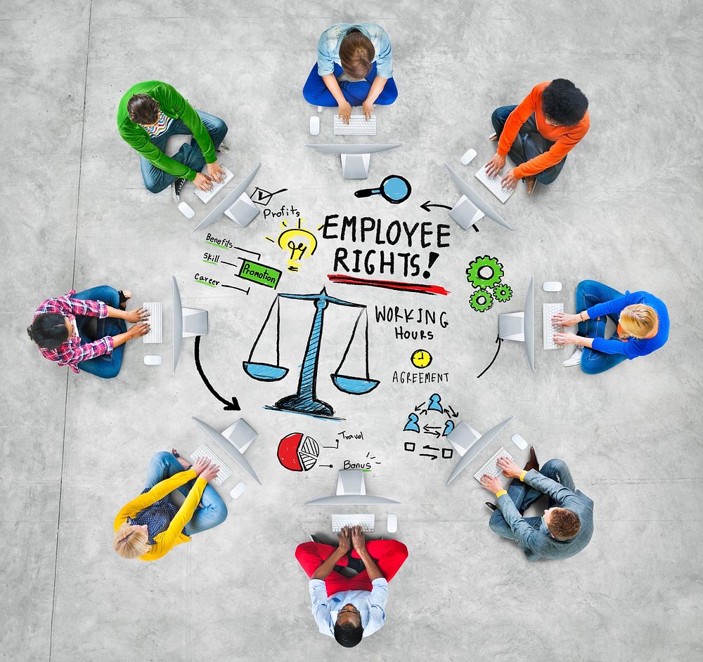 Employee Rights Employment Equality Job Computer Technology Concept