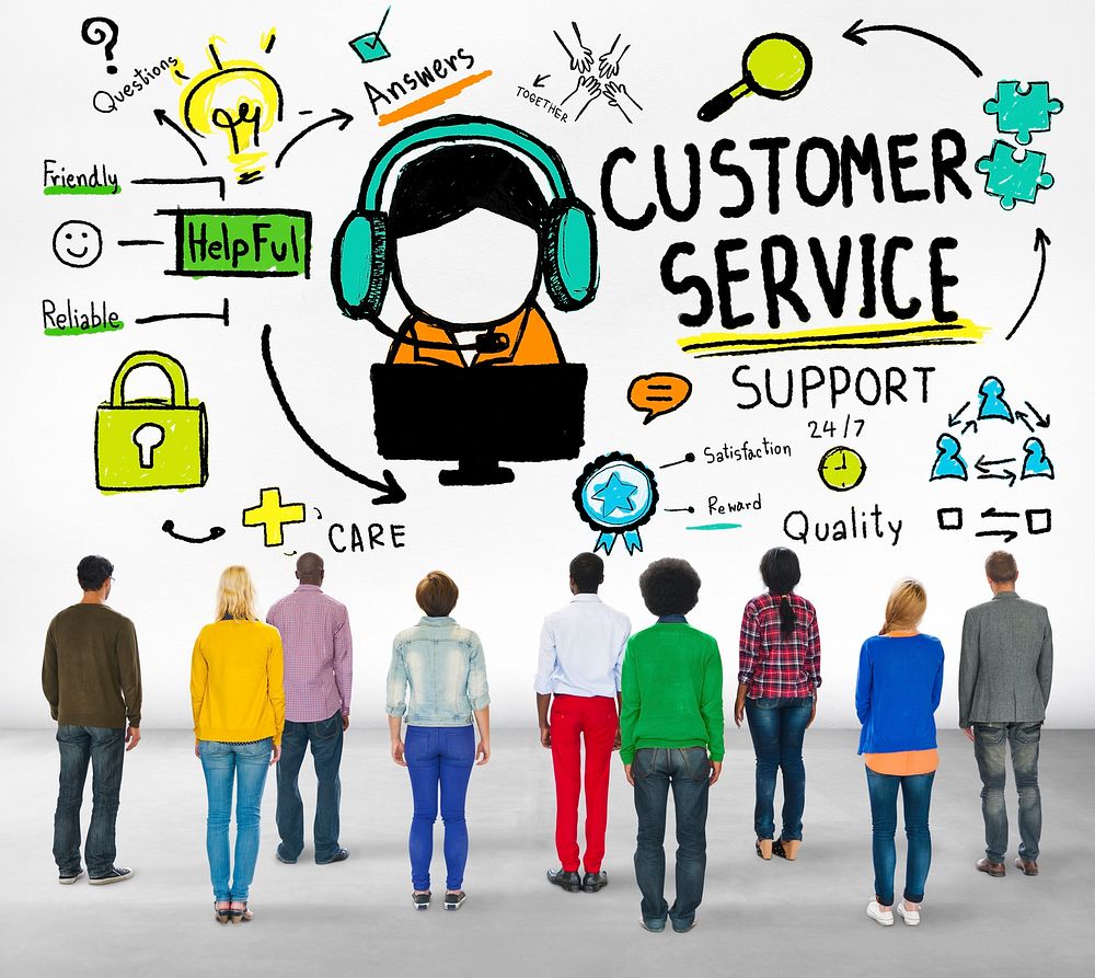 Customer Service Support Assistance Service Help Guide Concept