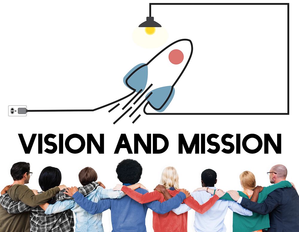 Vision Mission Planning Business Strategy Plan Concept