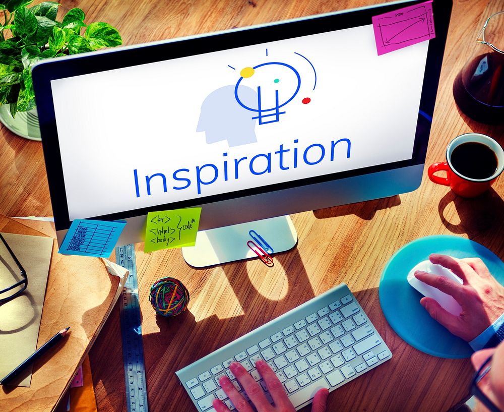 Creative Innovation Inspiration Light Bulb Graphic Word