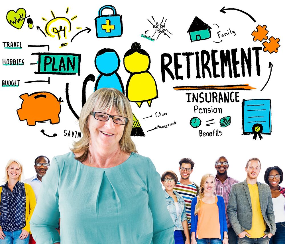 Diversity Casual People Retirement Leadership Team Concept