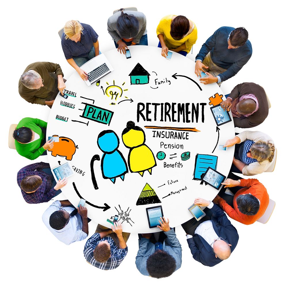 Diversity Casual People Retirement Digital Communication Network Concept