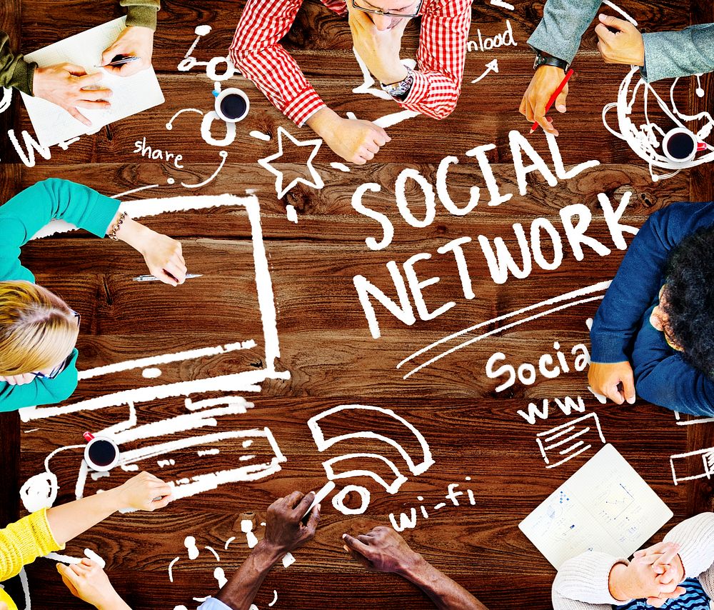 Social Network Social Media Internet WWW Web Online Concept