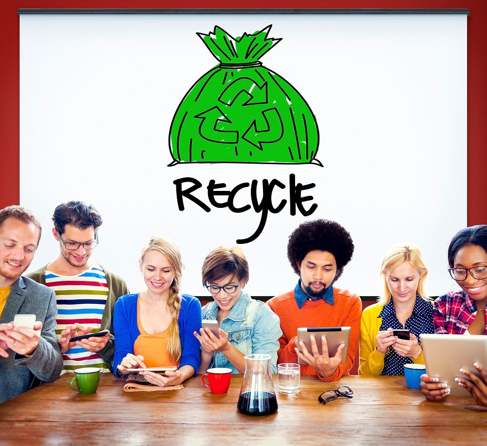 Recycle Reuse Eco Friendly Green Business Concept