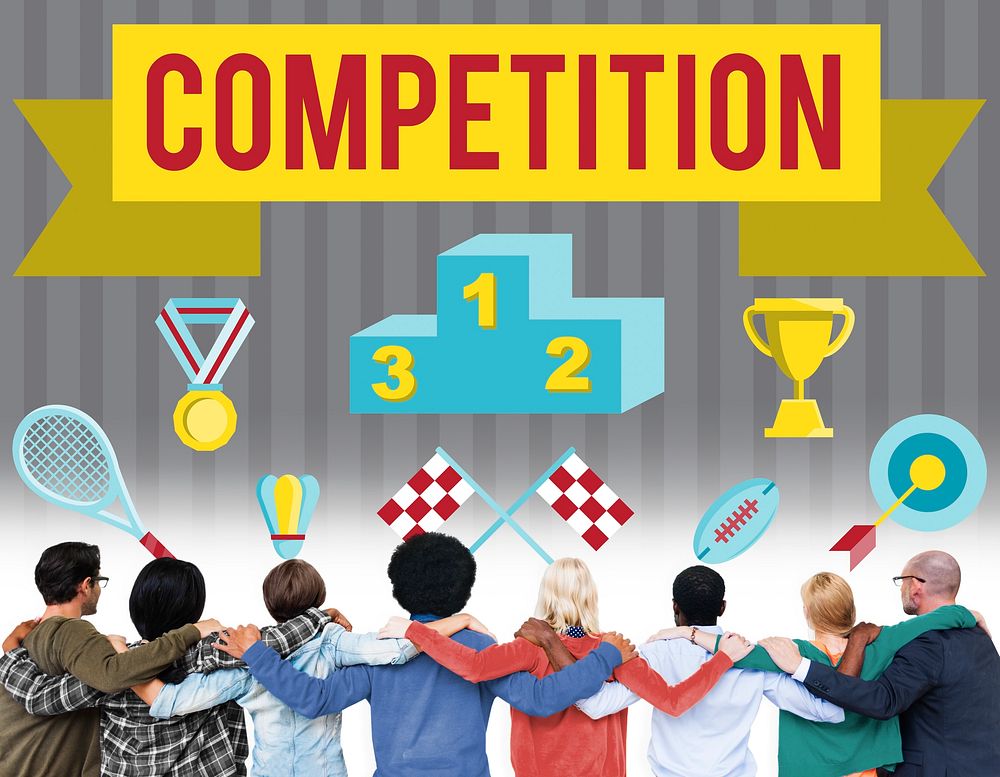 Competition Goals Match Race Concept