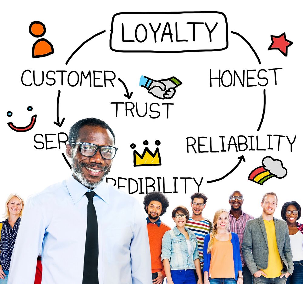 Loyalty Customer Service Trust Honest Reliability Concept