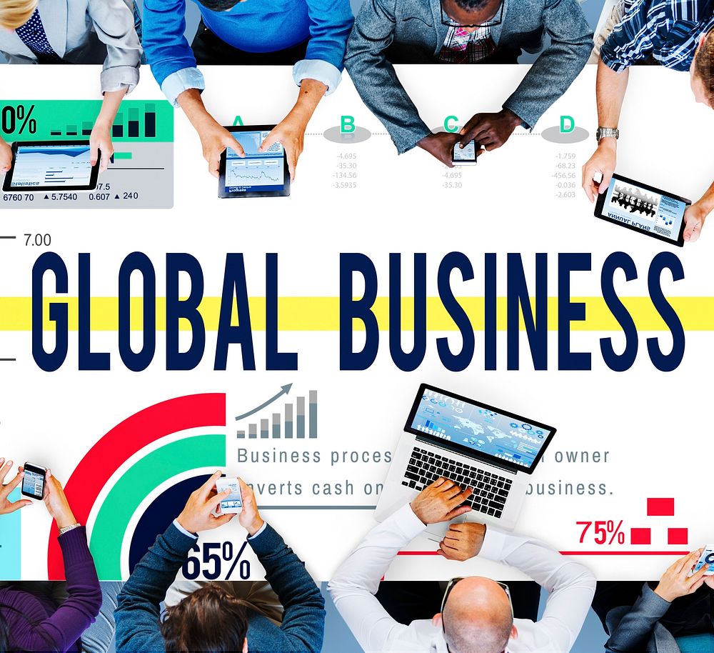 Global Business International Togetherness Connect Concept