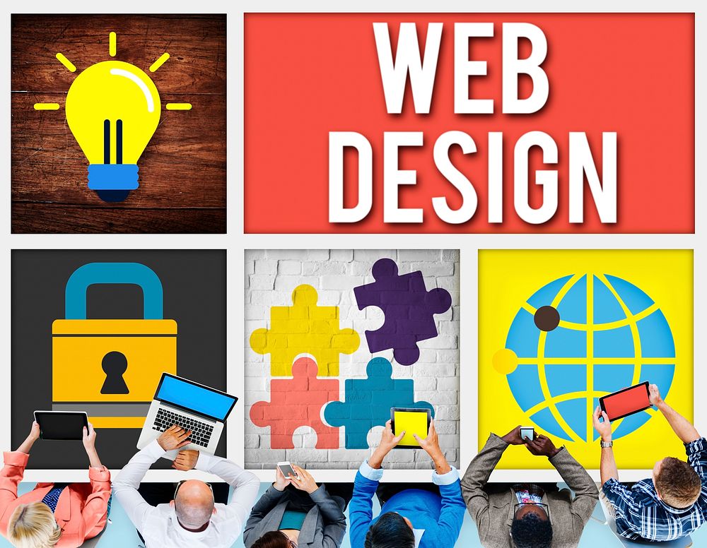 Web Design Programming Technology Online Concept