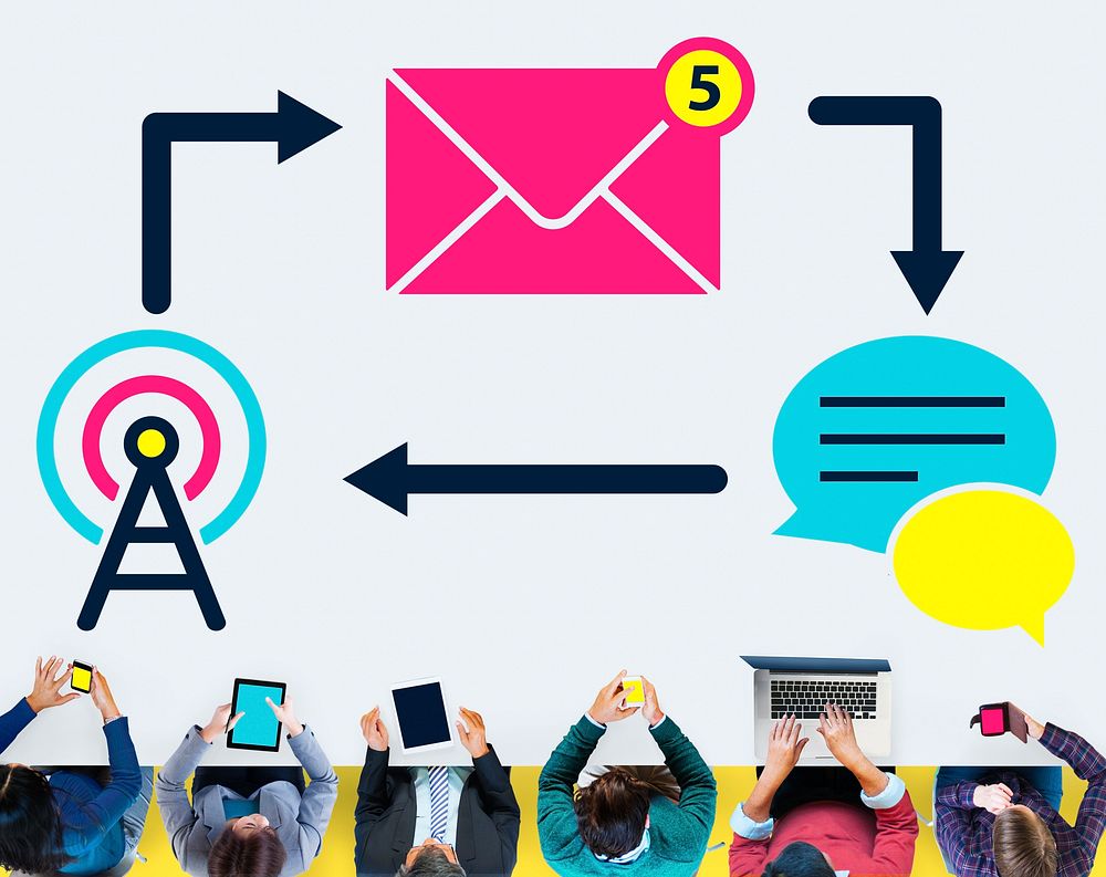 E-mail Instant messaging Internet Envelope Online Concept