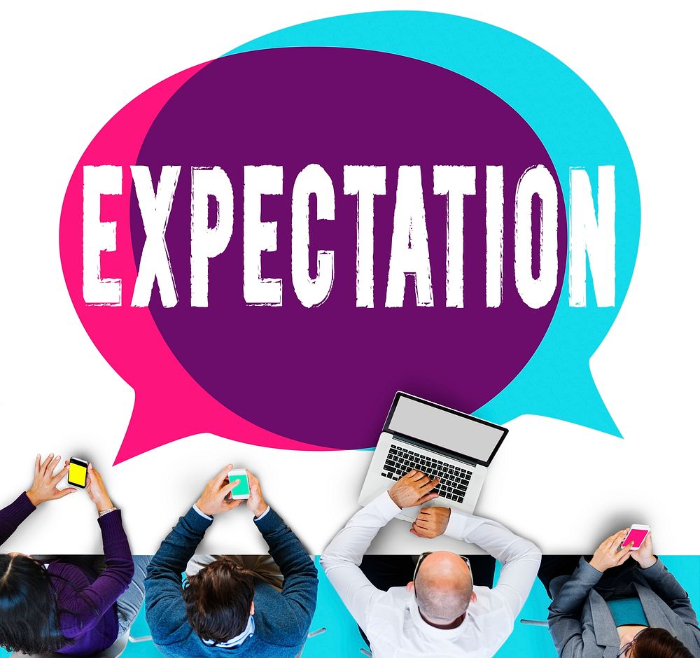 Expectation Prediction Hope Strategy Planning Concept