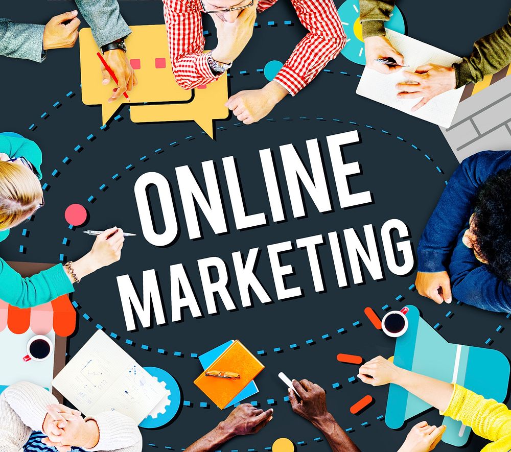 Online Marketing Promotion Campaign Technology Concept
