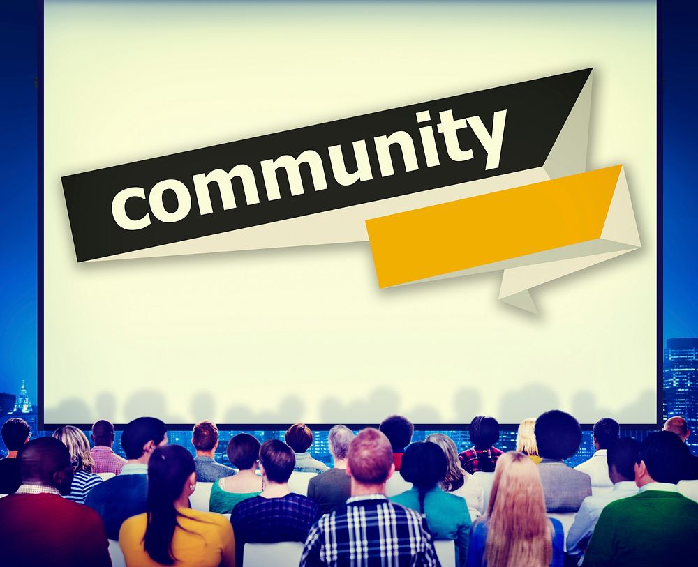Community Citizen Connection Group Network Concept