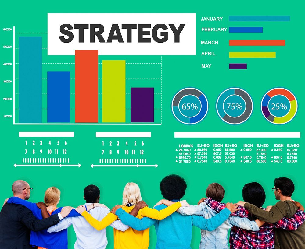 Strategy Plan Marketing Data Ideas Innovation Concept