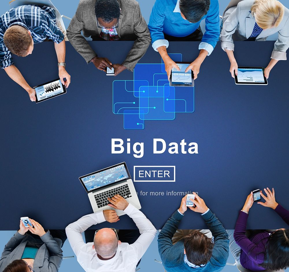 Big Data Information Technology Server Cloud Concept