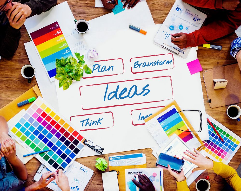 Ideas Be Creative Fresh Inspire Concept