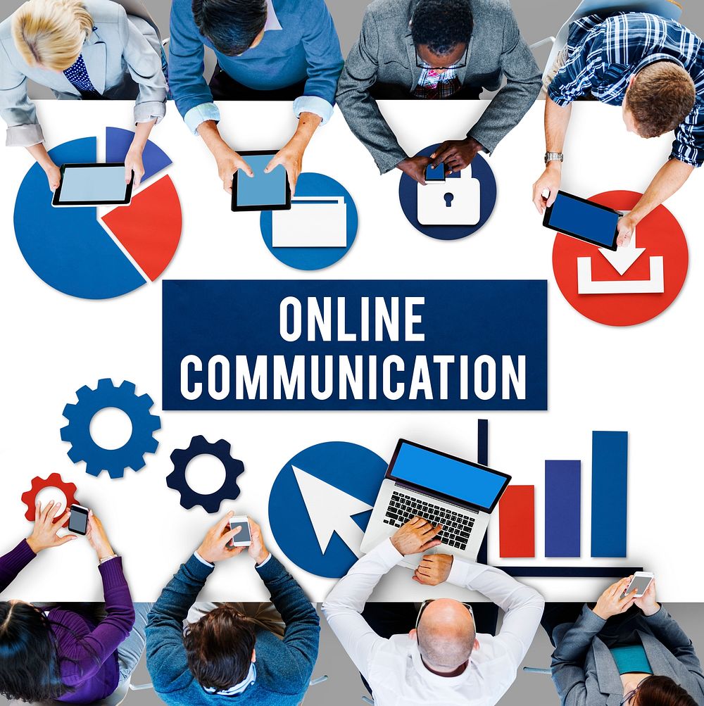 Online Communication Networking Connect Concept