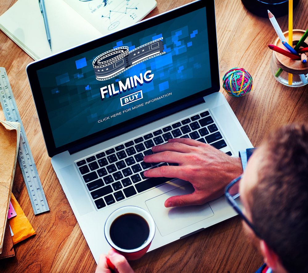 Filming Cinema Media Movie Production Studio Concept