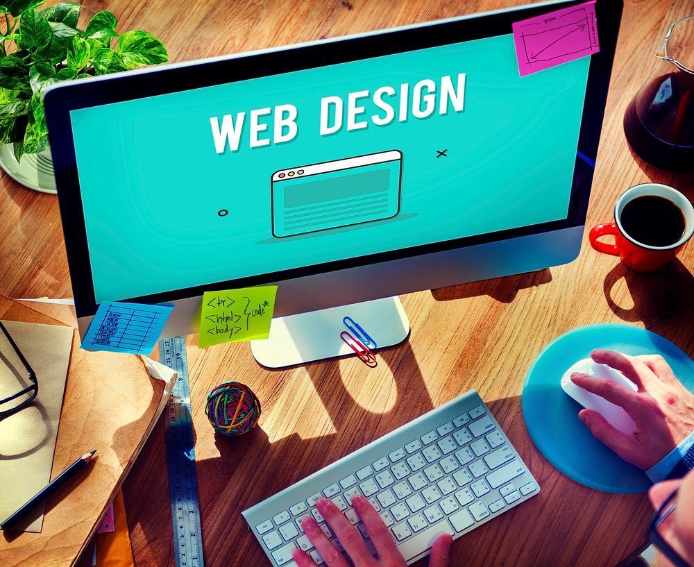 Web Design Template Graphic Concept