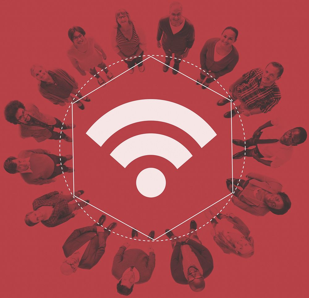 Internet WiFi Network Connection Graphic Concept