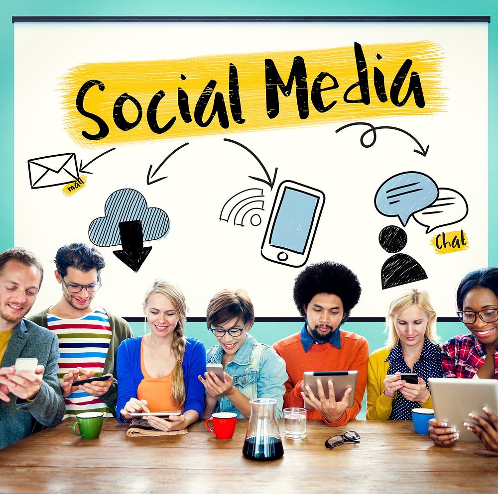 Social Media Networking Communication Connection Concept