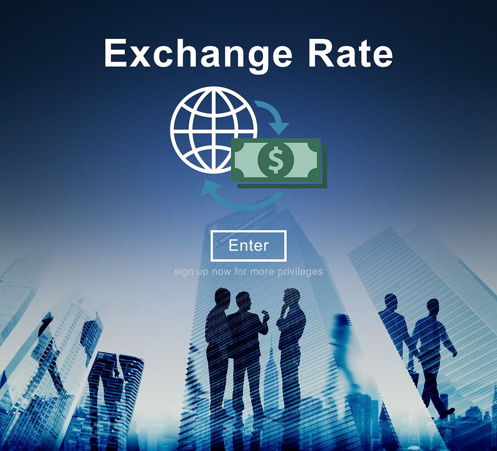 Exchange Rate Finance Trade Website Online Concept