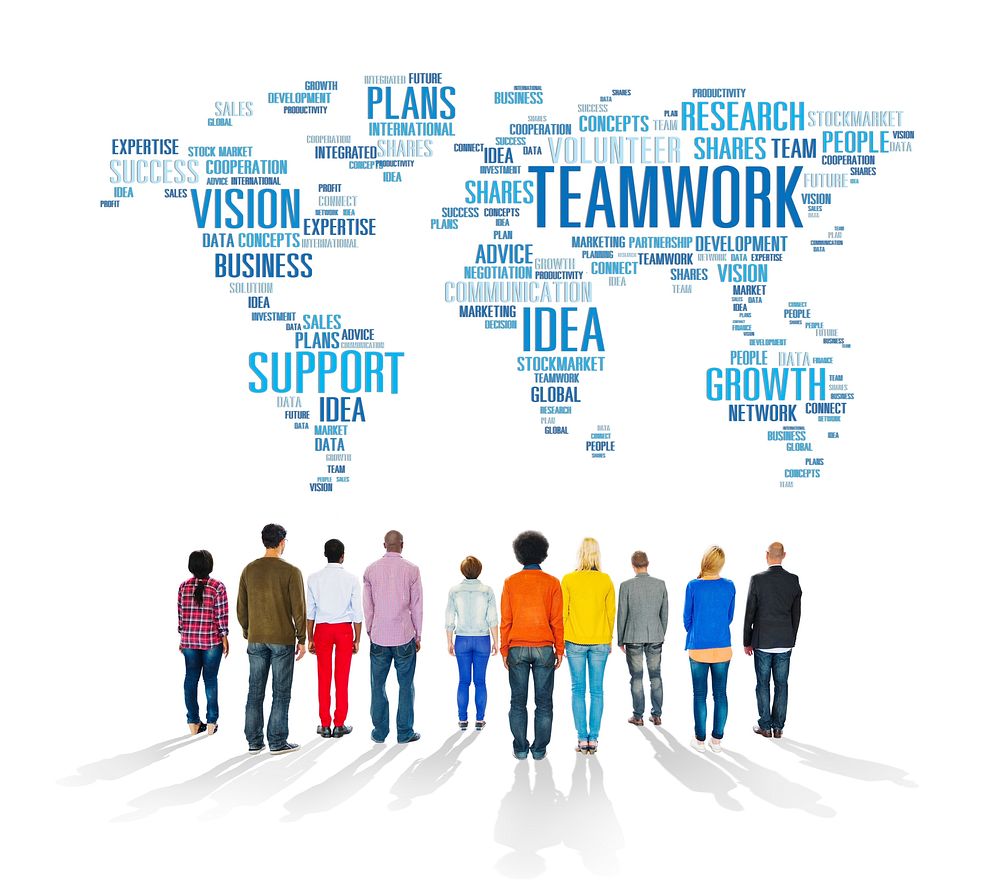 Global People Friends Togetherness Support Teamwork Concept