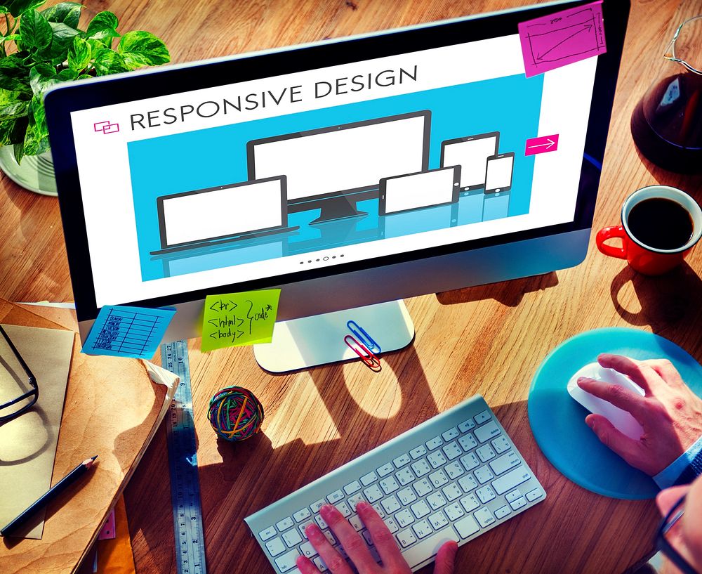 Responsive Design Layout Software Concept