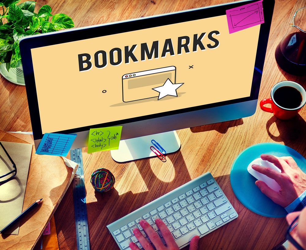 Bookmarks Favorite Internet Social Media Concept