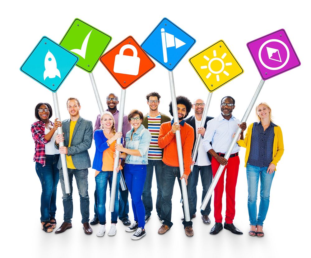 Diverse Diversity Ethnic Ethnicity Variation Unity Team Concept