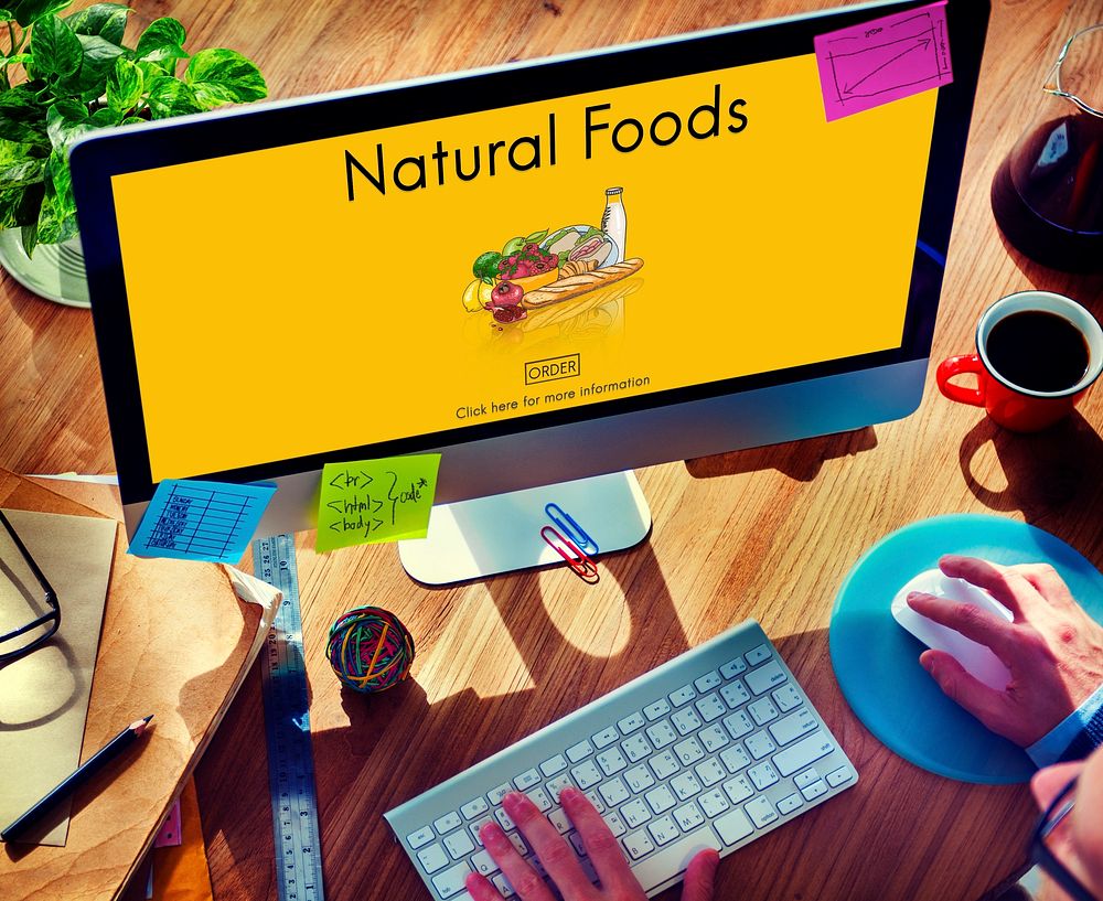 Natural Foods Fresh Healthy Ecological Nutrition Concept