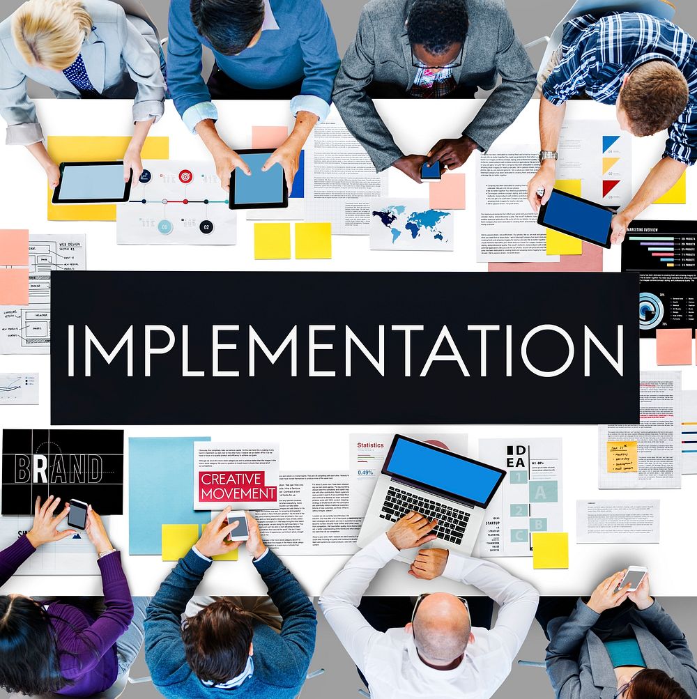Implementation Accomplish Installing Perform Concept