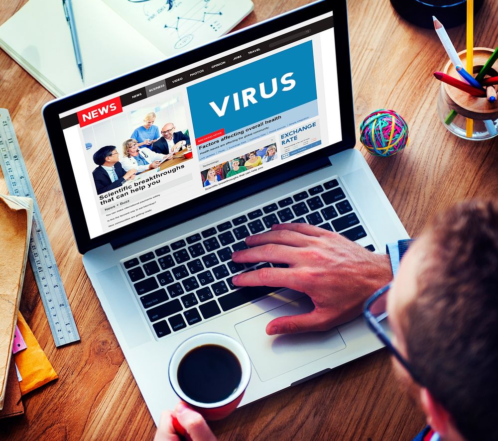 Virus Security Hacking Protection Risk Safe Digital Concept