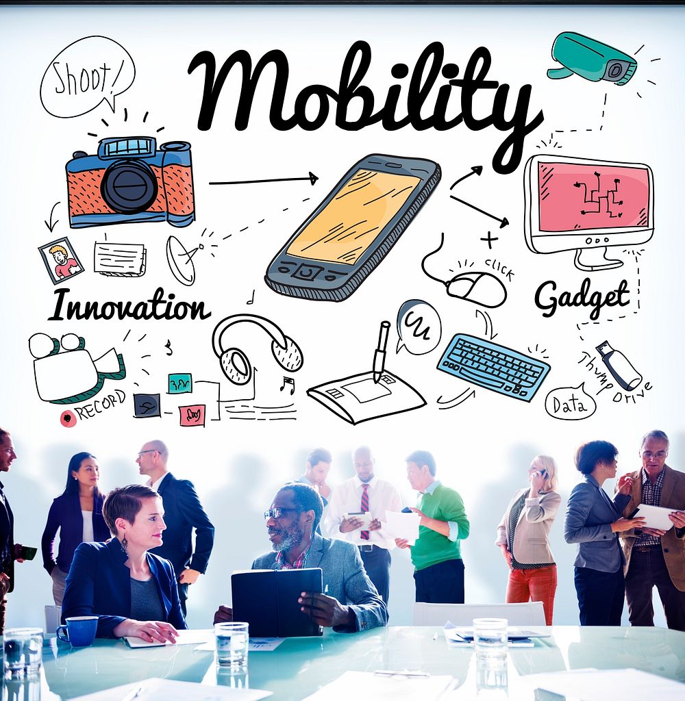 Mobility Smartphone Communication Technology Concept