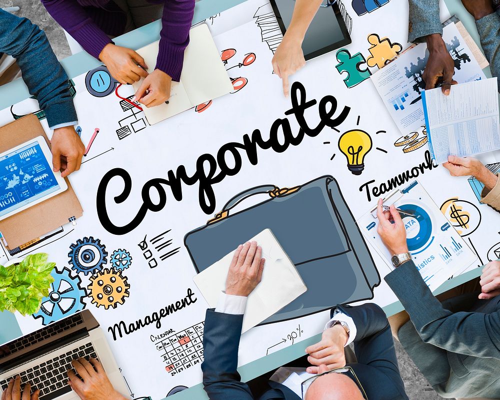 Corporate Business Professional Organization Concept