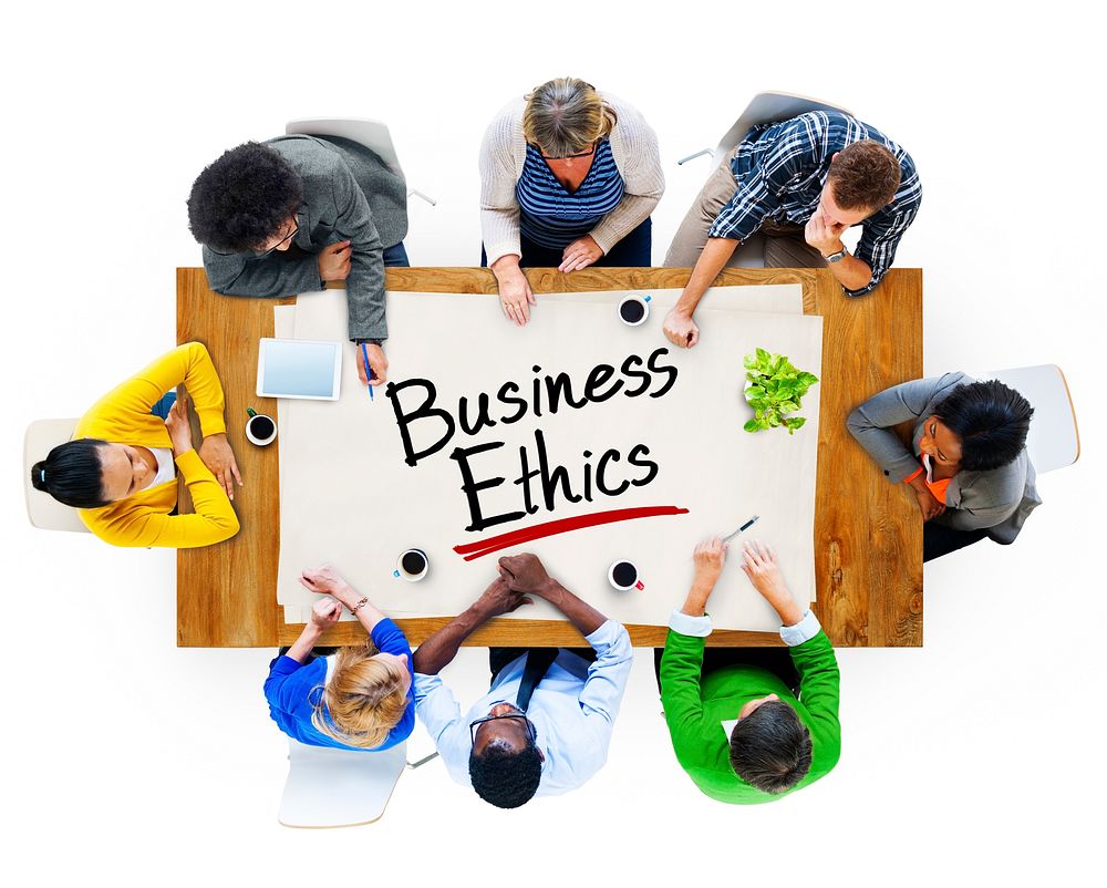 Multiethnic Group of People Discussing About Business Ethics